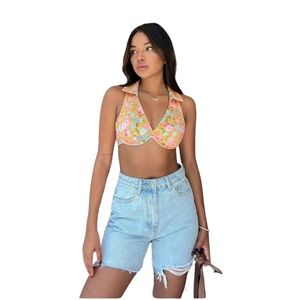 Princess Polly Maggie Denim Shorts Size 10